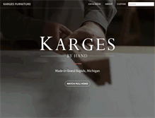 Tablet Screenshot of karges.com